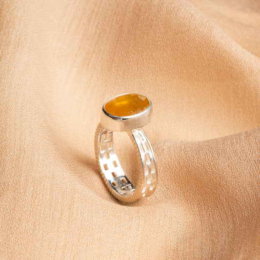 Elegant Sapphire Sterling Silver Ring – Timeless Royalty