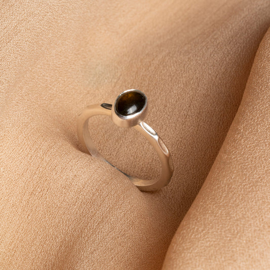 Handmade Sterling Silver Topaz Ring for Women – Certified Natural Gemstone