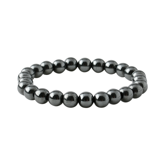 Hematit 8mm Doğal Taş Bileklik